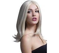 Smiffy's Wig - Fever Sophia, Heat-Resistant Layered Fancy Dress Wig, Washable, One Size, Blonde