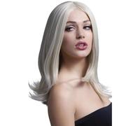 Smiffy's Wig - Fever Sophia, Heat-Resistant Layered Fancy Dress Wig, Washable, One Size, Blonde