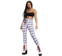 Womens Fever Space Alien Leggings (Size 8-10)