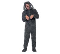 Smiffys Fluffy Dog Costume, Grey, L - Size 42 inch-44 inch