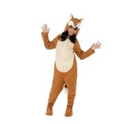 Smiffys Fox Costume, Orange with Hooded Jumpsuit & Tail, Children's Animal Fancy Dress, Animal Dress Up Costumes