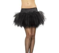 Smiffys Tutu, Frilly, Black , Fever Tutu's & Petticoats Fancy Dress, Acessories Dress Up Accessories