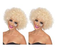 Smiffys Funky Afro Blonde (Pack of 2)