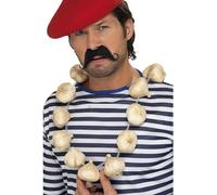 Smiffys Garlic Garland, Cream , Around The World Fancy Dress, Around The World Dress Up Jewellery