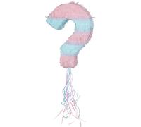 Smiffys Gender Reveal ? Pull Piñata, with Confetti 35x45cm, Party & Carnival Fancy Dress, All Dress Up Accessories
