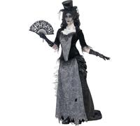 Halloween Wild West Woman Fancy Dress Costume Large Large - ghost costume black widow fancy dress halloween ladies town zombie outfit adult