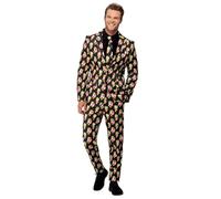 Smiffys 52562L Officially Licensed Ghostbusters Stand Out Suit, Men, Black, Larg