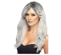 Smiffys Ghostly Glamour Wig in Grey Smiffys Grey