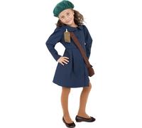 10-12 Years Girls World War Ii Evacuee Costume - evacuee dress fancy costume war world girl ww2 girls ii book week kids 1940s child day