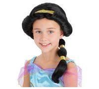 Smiffys Girls Arabian Princess Wig Black (One Size)