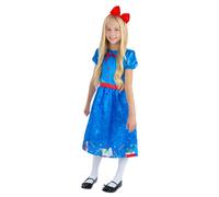 Smiffys Girl's Book Worm Costume Set in Blue | Size: 7-9 Years Smiffys Blue 7-9 Years