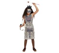 Smiffys Girls Dark Spirit Warrior Costume Set