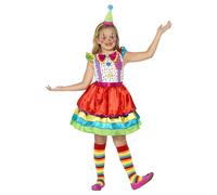 Smiffys Girls Deluxe Clown Costume Set