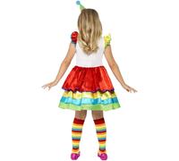 Smiffys Girls Deluxe Clown Costume Set