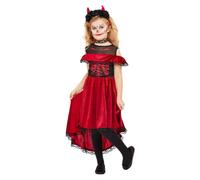 Smiffys Girls Devil Day Of The Dead Costume Set