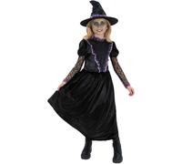 Smiffys Girl's Witch from the West Costume in Black | Size: 7-9 Years Smiffys Black 7-9 Years