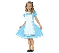 Smiffys Girl's Wonderland Princess Costume Set in Blue | Size: 4-6 Years Smiffys Blue 4-6 Years