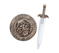 Smiffys Gladiator Lion Shield and Sword, 49cm, Roman Toy Weapons Set