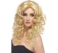 Smiffys Glamour Wig in Yellow Smiffys Yellow