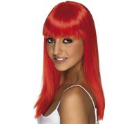 Glamourama Wig, Neon Red
