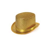 Smiffys - Gold Lurex Top Hat - Adult