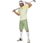 Smiffys Gone Golfing Costume, Green, M