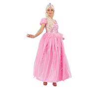 Smiffys Good Witch Fairy Costume with Dress and Tiara Women’s Pink Sparkly Halloween Fancy Dress Outfit Inspired Look, XSmall
