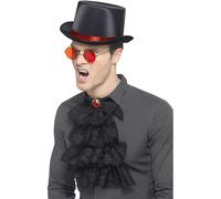 Adult's Gothic Steampunk Victorian Vampire Kit Top Hat Necktie Glasses Men's