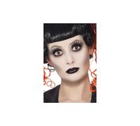 Smiffy's Gothic Make-up Set With Facepaint Lipstick - Make Up Halloween Fancy - gothic make up halloween fancy dress costume paint kit set face fx