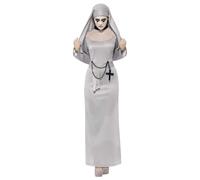 Smiffys Gothic Nun Costume, Grey (Size M)