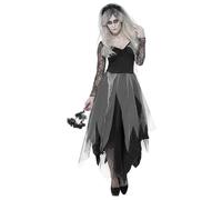 Smiffys Graveyard Bride Costume, Black (Size L)
