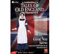 Smiffys Great War Nurse Costume, White, M - UK Size 12-14