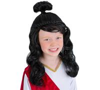 Smiffys Grecian Princess Wig, Girls Fancy Dress, Child Dress Up Wigs