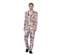 Smiffys Groovy Suit, Multi-Coloured (Size XL)
