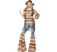 Smiffys Harmony Hippie Costume