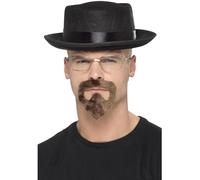 Heisenberg Adult Costume Kit: Transform into the Classic Crime Mastermind with Heisenberg Hat, Glasses, and Goatee, Walter White Accessories for Iconic Crime Look Halloween