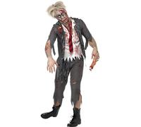 High School Horror Zombie Schoolboy Costume - school costume zombie halloween fancy adult high dress boy horror mens schoolboy 4244 lfits up chest