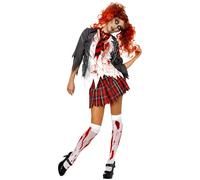 Zombie Ladies Costume Adults Halloween Fancy Dress Nurse Nun Cheerleader