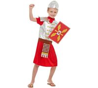 Smiffys Horrible Histories Children's Roman Boy Costume, Traditional Roman Boy Outfit & Accessories, Official License Historical Costume, Ideal for Educational Events, School Plays, or Halloween