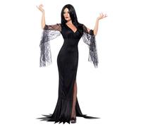 Smiffys Immortal Soul Costume, Black with Dress, Halloween Adult Fancy Dress, Vampire Dress Up Costumes