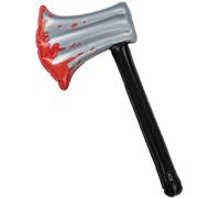 Smiffys Inflatable Bloody Axe 40cm Halloween Fancy Dress Prop for Kids and Adults Lightweight Costume Accessory with Blood Splatter Design Ideal for Horror Outfits Parties and Trick or Treat Fun