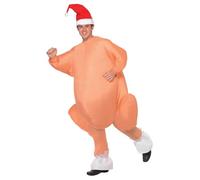 Inflatable Roast Turkey Costume, Nude