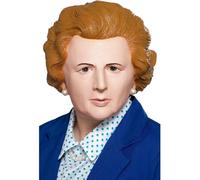 Smiffys Iron Lady Mask, Brown Latex, Icons & Idols Fancy Dress, Adult Dress Up Masks