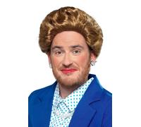 Smiffy's Wig Iron Lady – Brown – Icons & Idols Fancy Dress (Adult)