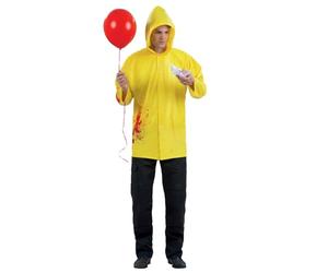 Smiffys IT Chapter Two Georgie Costume for Adults, Yellow Raincoat, Officially Licensed, Showerproof, Halloween and Playful Fancy Dress Events, Men's Costume Medium/large/Xlarge