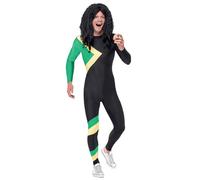 Smiffys Jamaican Hero Costume, Black, M - Size 38inch-40inch