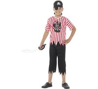 Childs Boys Jolly Pirate Fancy Dress Costume Pirate Boy Outfit by Smiffys New