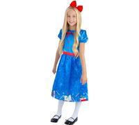 Smiffys Book Worm Costume with Dress & Headband, Girls Fancy Dress, Book Character Dress Up Costumes