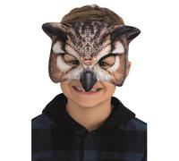 Smiffys Kids Owl Mask on Elastic, Children's Animal Fancy Dress, Child Dress Up Masks