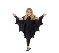 Smiffys Kids Vampire Bat Wings, Black, Fancy Dress, Child Dress Up Costumes